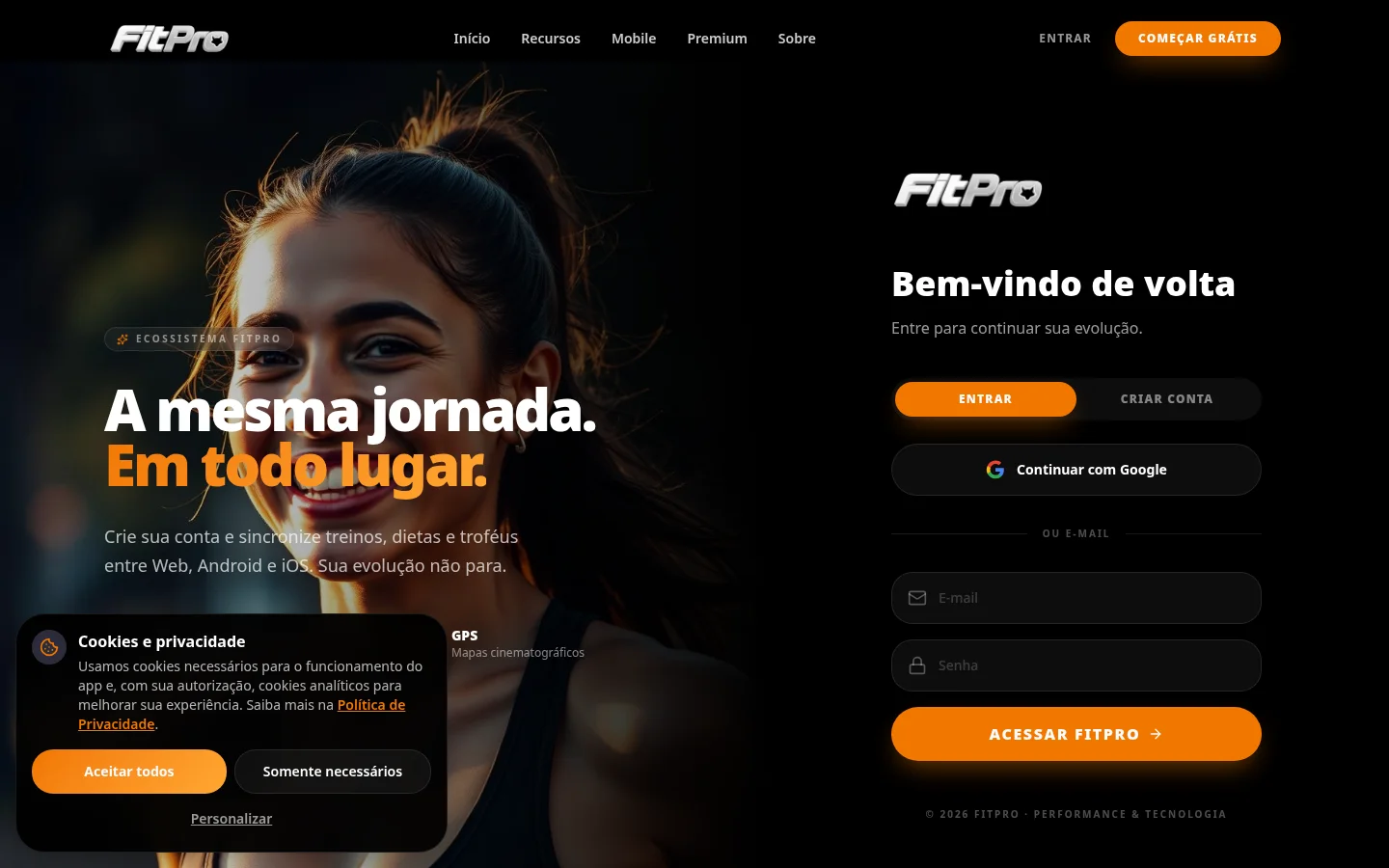FitPro Desktop Dashboard
